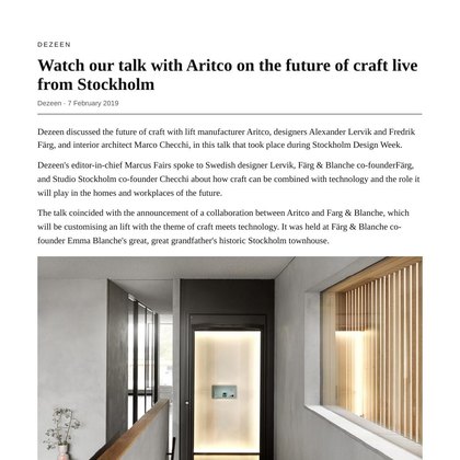 Preview of Dezeen
