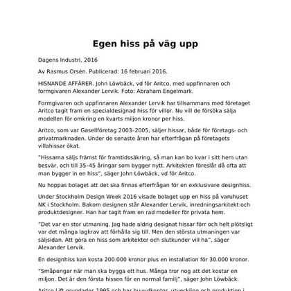 Preview of Dagens Industri