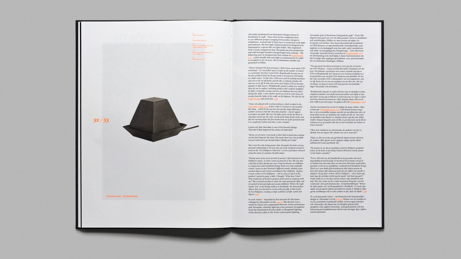 Scandinavian Light Senses by Swedish designer Alexander Lervik