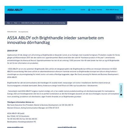 Preview of ASSA ABLOY
