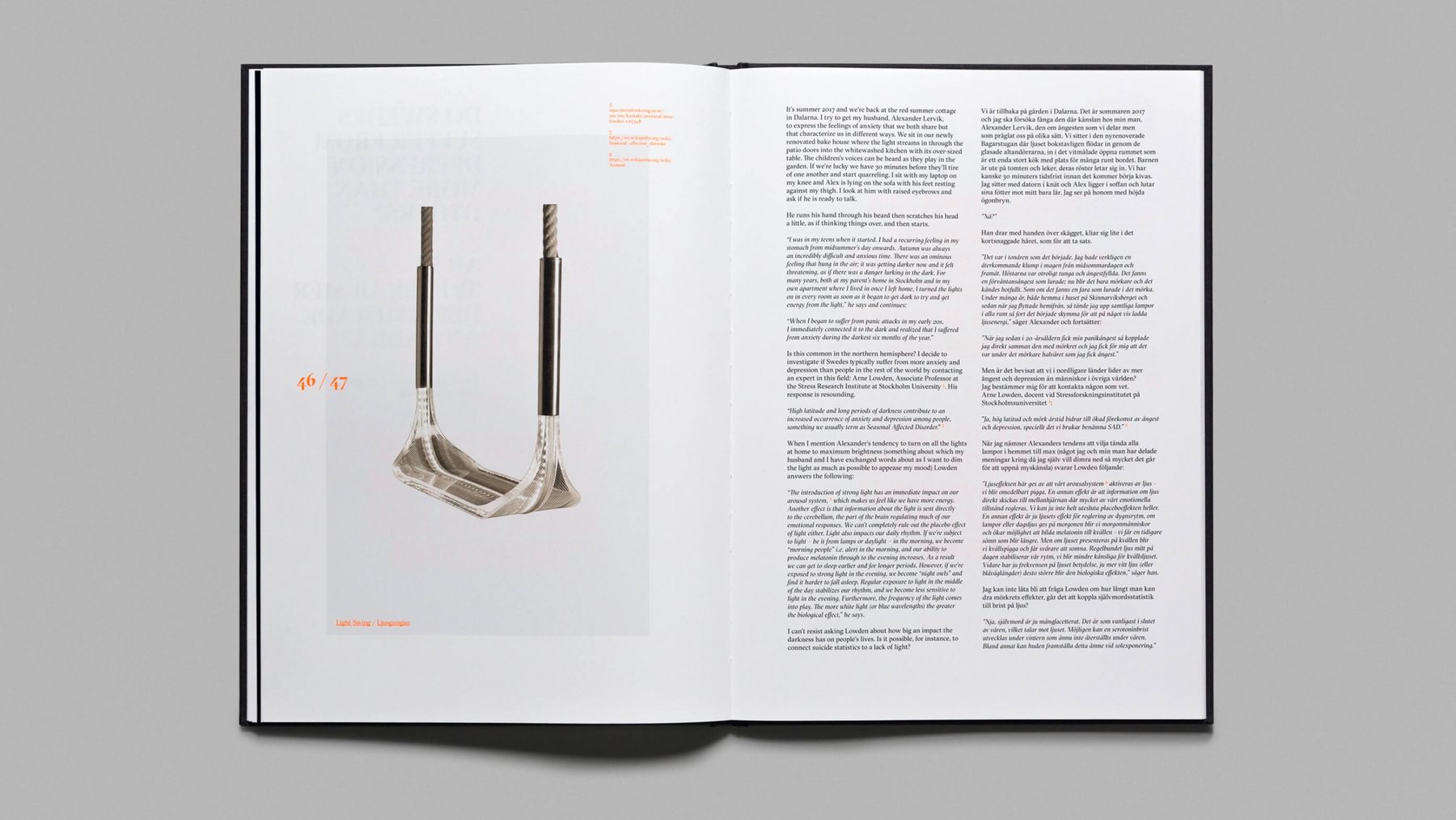 Scandinavian Light Senses by Swedish designer Alexander Lervik